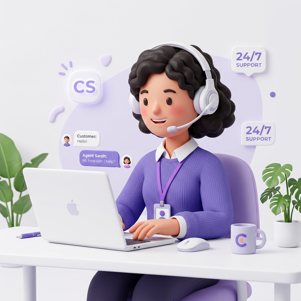Customer Support Character